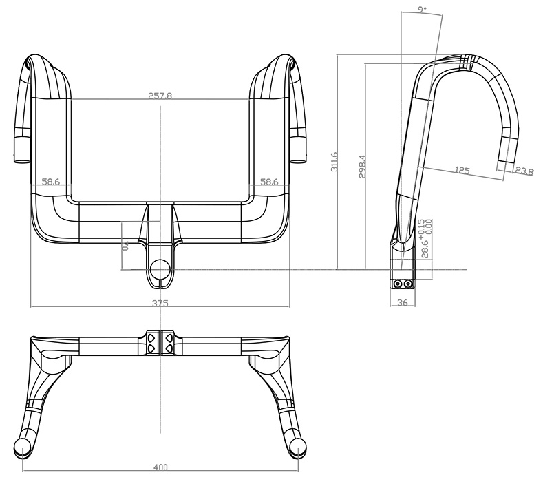 handlebar profile drawing