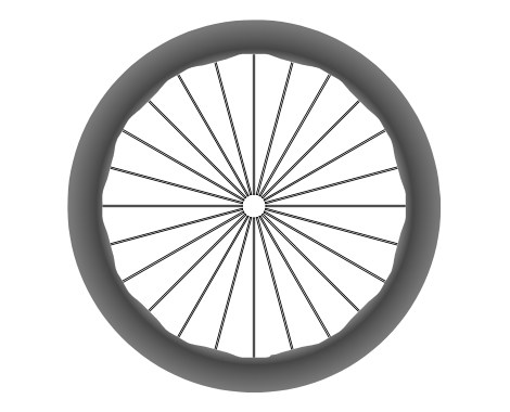 Double ERD Carbon Fiber Bicycle Wheels