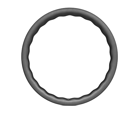 Asymmetric Wave Models of Road Bike Rims